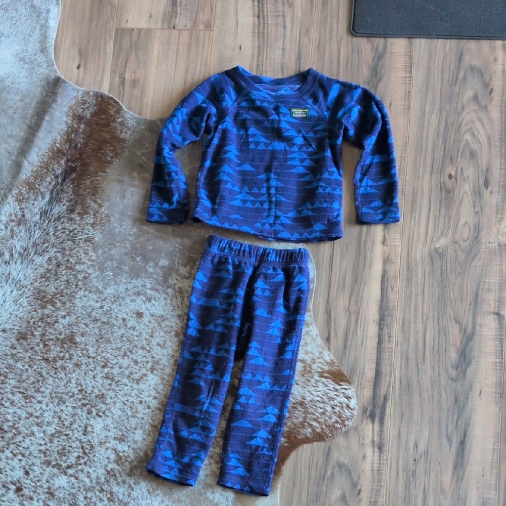 LL Bean Toddler Fleece Baselayer Set